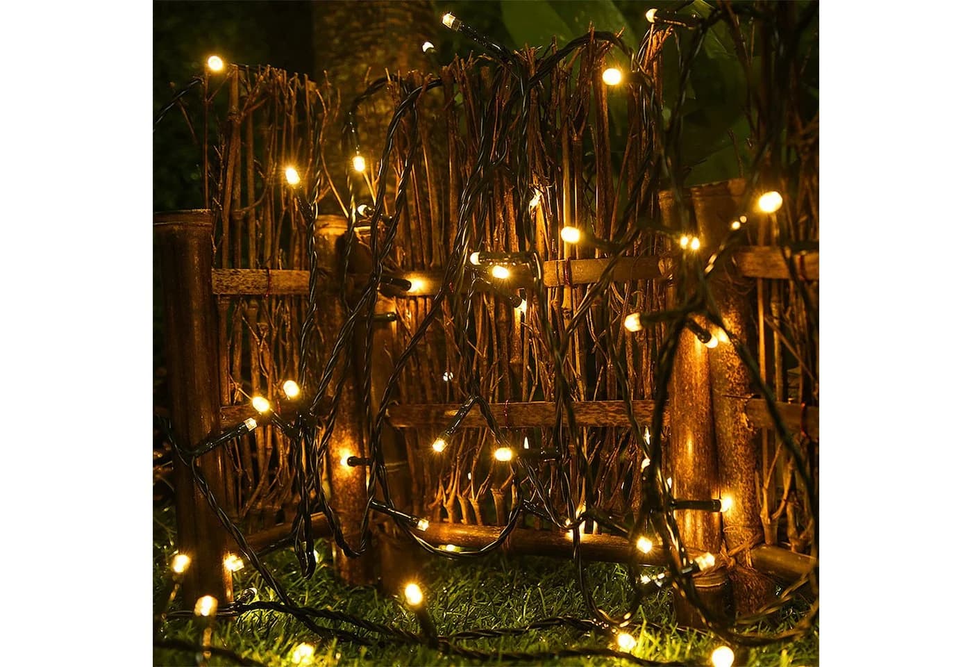 LED-Lichterkette Weihnachtsdeko Warmweiß Bunt 1000cm - Bild 3