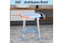 FIVMEN Duschhocker mit Tablett blau höhenverstellbar Bild 4