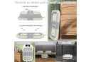 FIVMEN Babybadewanne Faltbar Mit Badekissen & Thermometer Grau/Weiß Bild 5