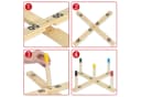 FIVMEN Ringwurfspiel aus Holz, 10-tlg. mit 5 Wurfringe und 5 Spielstäben Bild 3