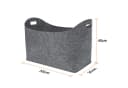 FIVMEN Allzweckkorb Henkeltasche Aufbewahrungstaschen Set Filz 60 Liter Bild 1