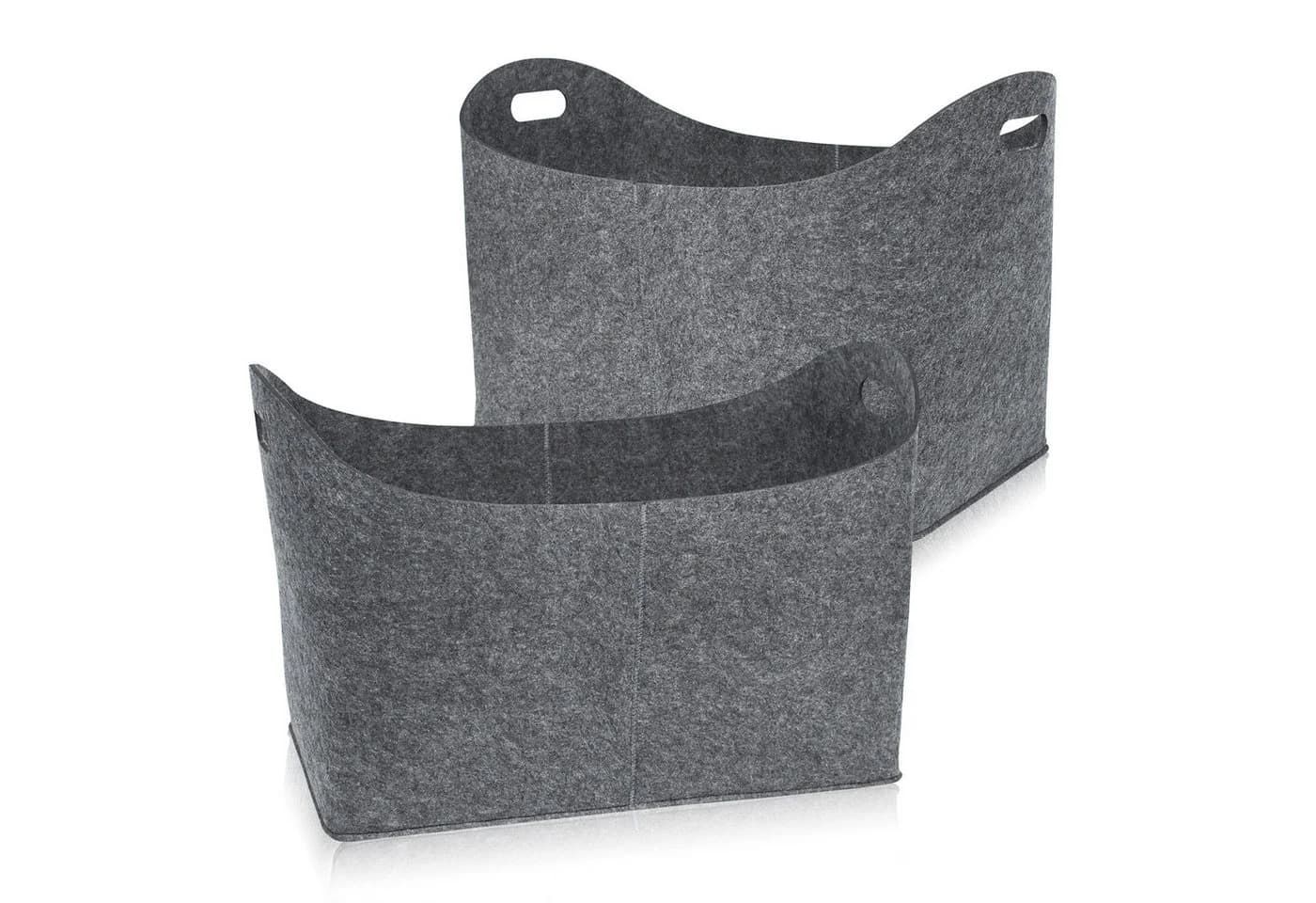 FIVMEN Allzweckkorb Henkeltasche Aufbewahrungstaschen Set Filz 60 Liter - Bild 2