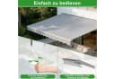 FIVMEN Gelenkarmmarkise Grau mit Kurbel Bild 3