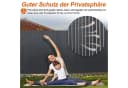 FIVMEN Sichtschutzmatte PVC Anthrazit Wetterfest Bild 3