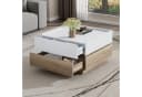 IDEASY Couchtisch mit 360° schwenkbarer Ablage und Schubladen Bild 2