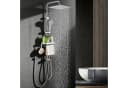 HOMELODY Duschsystem mit 30 cm Regendusche, Chrom, höhenverstellbar Bild 2