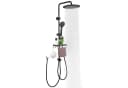 HOMELODY Duschsystem 30cm Regendusche Schwarz Edelstahl Bild 2