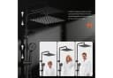 HOMELODY Duschsystem Schwarz mit 30 cm Regendusche und Badewannenarmatur Bild 5