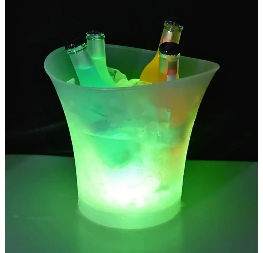 Smad Outdoor-Flaschenkühler 5L LED 7 Farbwechsel Weiß - Bild 3