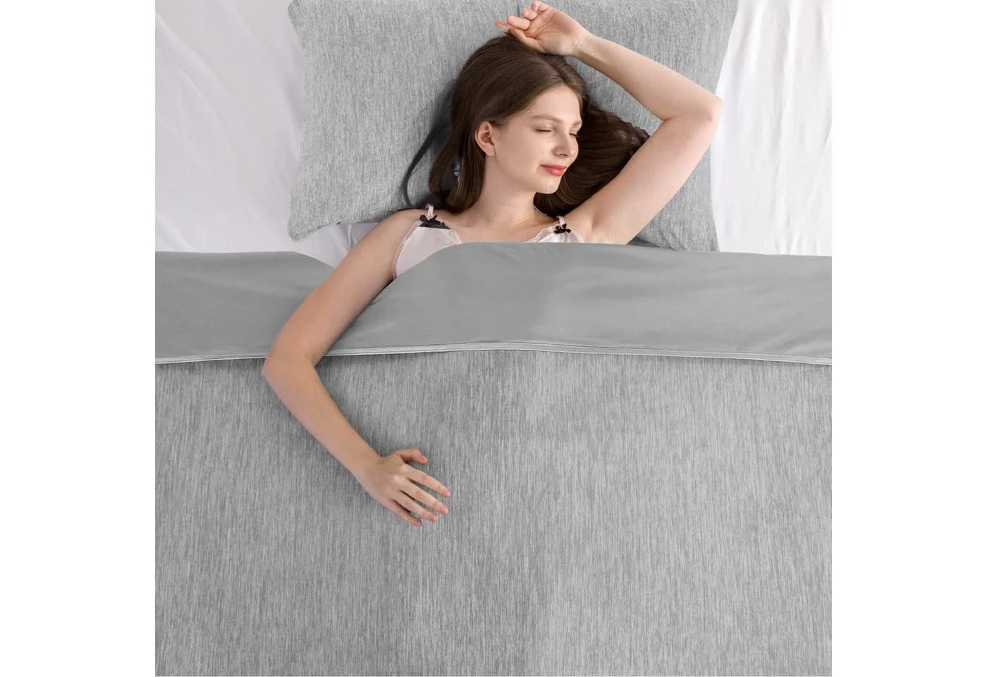 Elegear Sommerbettdecke Selbstkühlend Doppelseitig, Q-Max >0,5 - Bild 2