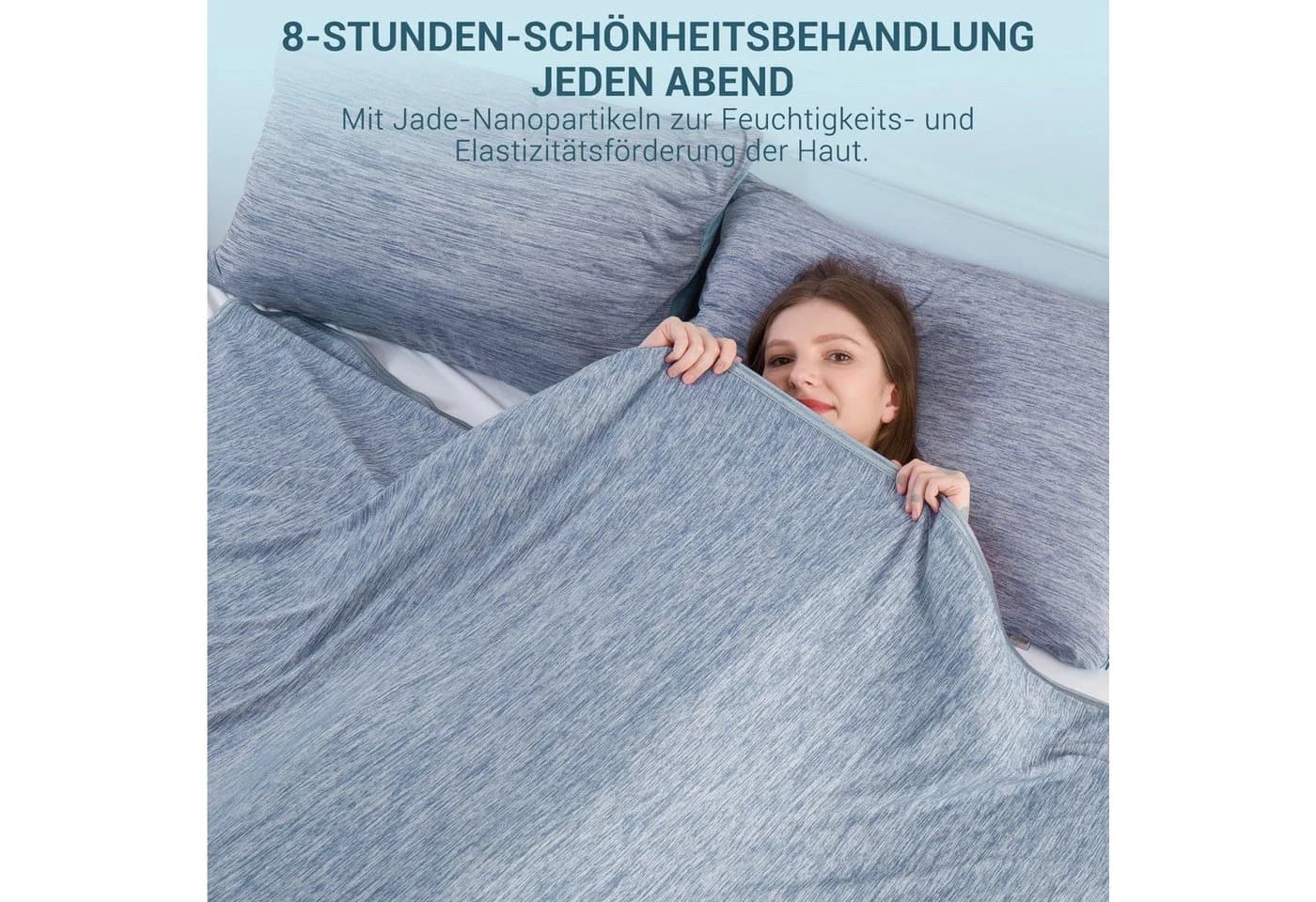 Elegear Sommerbettdecke Kühldecke Arc-Chill 3.0 Blau Polyester - Bild 5