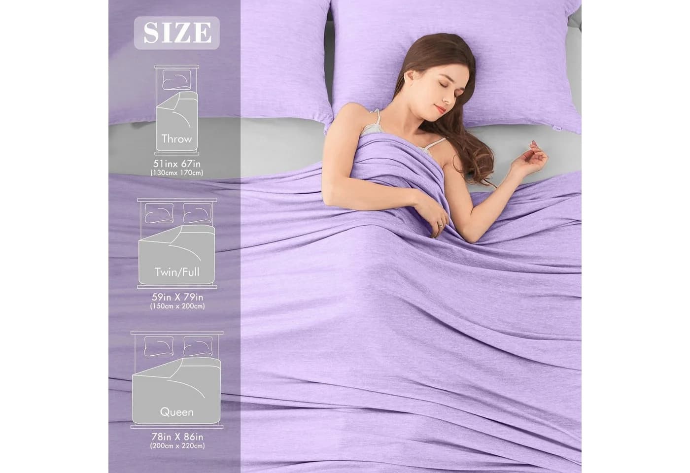 Elegear Sommerbettdecke Arc-Chill 3.0 Kühldecke Violett - Bild 5