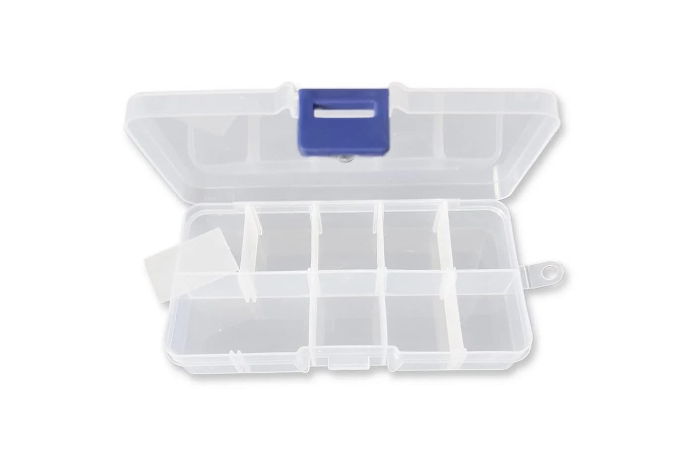 Kopper-24 Aufbewahrungsbox Sortierkasten Perlen Box transparent 10 Fächer - Bild 2