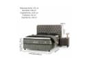 gowoll Boxspringbett Comfort Duo Grau mit Bettkasten & H3 Matratze Bild 5