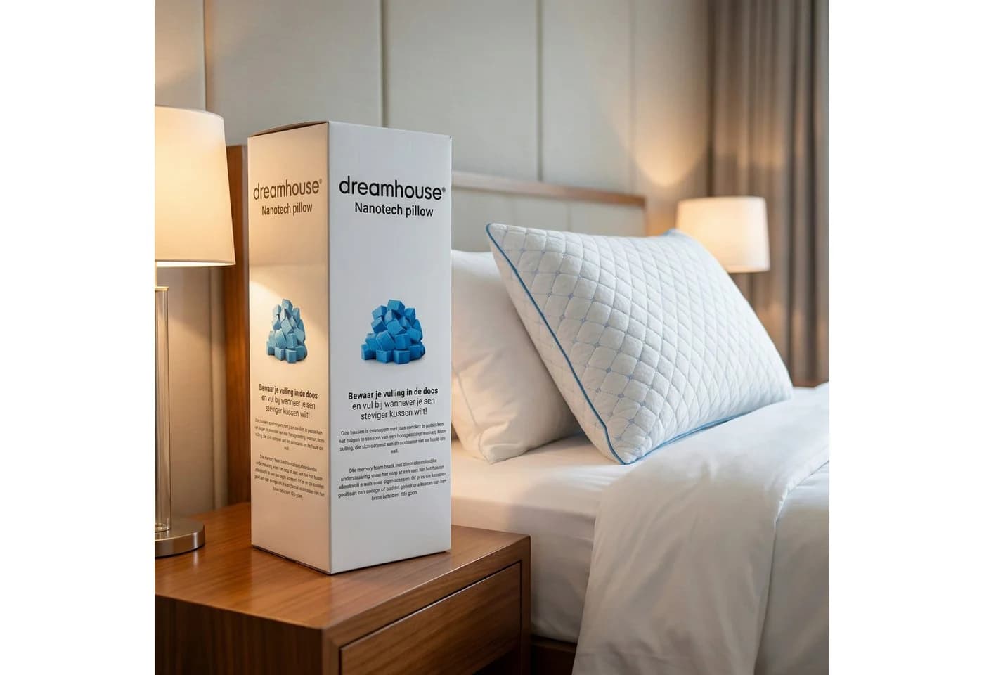 gowoll Kopfkissen Memory Foam Viscoschaum Nackenstütze