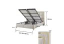 gowoll Boxspringbett Wooltouch Stauraumbett Weiß mit Matratze & Topper Bild 5