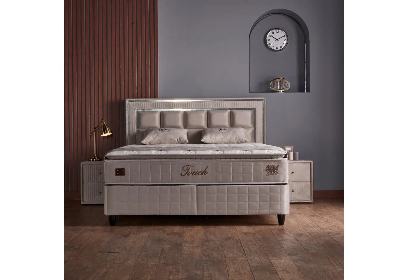 gowoll Boxspringbett Wooltouch Stauraumbett mit Matratze & Topper - Bild 5
