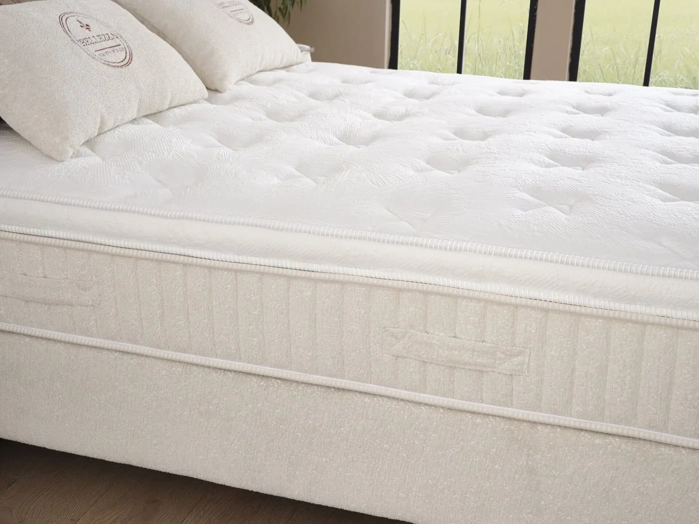 Gowoll Boxspringbett LEO Set mit Matratze und Bettkästen Beige - Bild 3