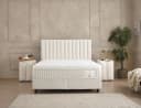 Gowoll Boxspringbett LEO Set mit Matratze und Bettkästen Beige Bild 5