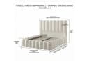 Bambi Stauraumbett Vanilla Set Boxspringbett Weiß mit Matratze Bild 5