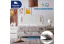 Bambi Boxspringbett Beige mit Wendematratze und Stauraum Bild 2