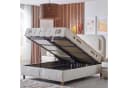 Bambi Boxspringbett Beige mit Wendematratze und Stauraum Bild 3