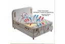 Bambi Boxspringbett Beige mit Wendematratze und Stauraum Bild 5