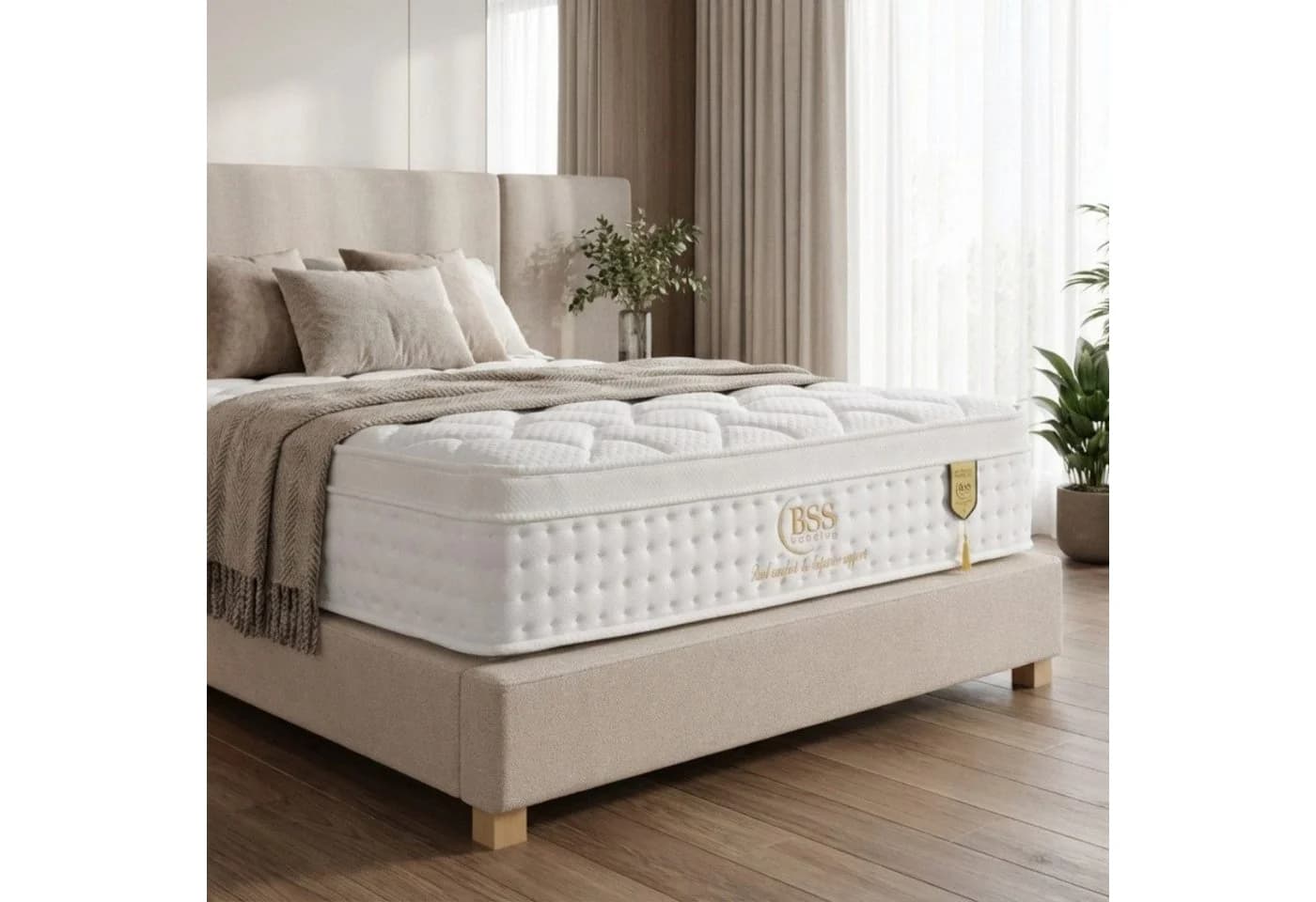 gowoll Kaltschaummatratze 7-Zonen Wendematratze H2 & H3 30 cm Weiß - Bild 2