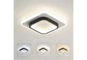 Riserva Deckenleuchte LED 20W 3 Lichtfarben Weiß/Schwarz Modern Bild 2