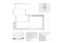 Mondeer Eckschreibtisch mit 360-Grad Drehbarem Bücherregal 157 x 45 x 130,5 cm Bild 5