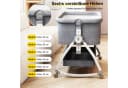 AIMAX Babybett Zustellbett Reisebett Kinderreisebett mit Matratze Laufstall Bild 1