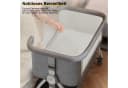 AIMAX Babybett Zustellbett Reisebett Kinderreisebett mit Matratze Laufstall Bild 3