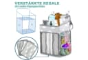 AIMAX Wickeltisch Organizer Grau Hängeorganizer mit Fächern Bild 5