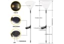 AIMAX LED Solarleuchte 120 LED Garten Deko IP65 wasserdicht Bild 3