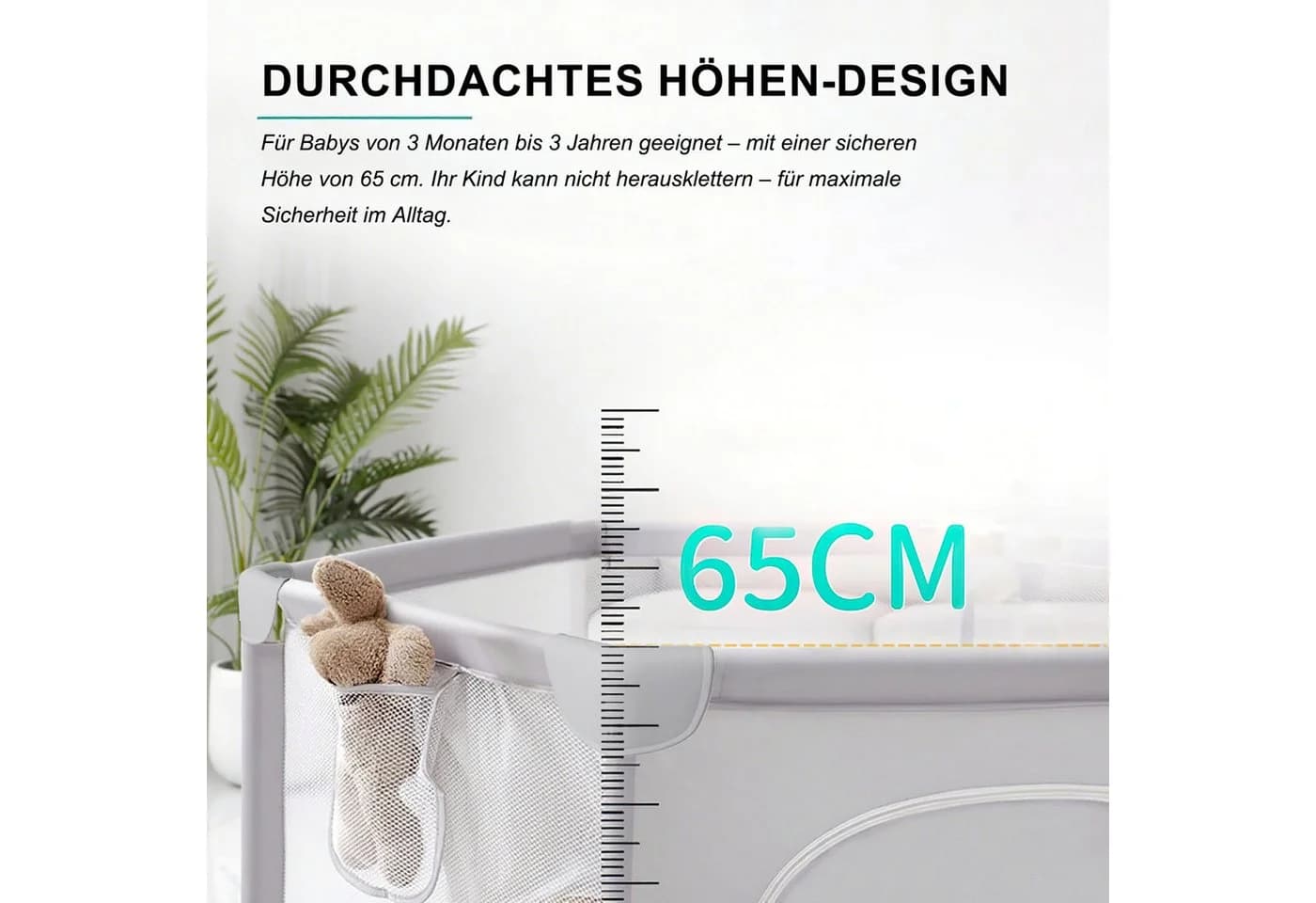 AIMAX Laufgitter Sechseckig Faltbar mit Reißverschluss - Bild 3