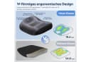 DEVAISE Bürostuhl Ergonomisch Schwarz mit 3D-Kopfstütze & 5D-Armlehnen Bild 3