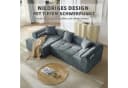 Sinaopus Ecksofa Modulsofa Chenille Blau Modernes Lounge Sofa Bild 5