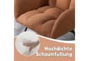Vankel Schaukelstuhl mit Teddybezug und ergonomischem Design Bild 4