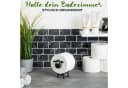 Fyrove Toilettenpapierhalter Selbstklebend Schwarz Schaf-Design Bild 4