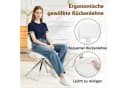 ANYSUN Esszimmerstuhl 2er Set Modern Kunstleder Metall 360° Drehbar Bild 4