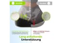 Fyrove Orthopädisches Sitzkissen Schwarz Ergonomisch Bild 5