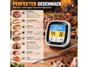 Forrlite Grillthermometer mit Touchscreen & Magnetständer Schwarz Bild 3