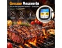 Forrlite Grillthermometer mit Touchscreen & Magnetständer Schwarz Bild 4