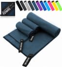 Forrlite Mikrofaser Sporthandtuch 3er Set Dunkelblau Bild 2