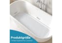 Forrlite Badewannenmatte rutschfest 100x40cm Transparent Bild 4