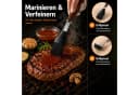 ibettertec Grillbesteck-Set 11-tlg. Edelstahl Schwarz Bild 4