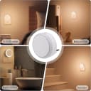 ibettertec Nachttischlampe dimmbar mit Dämmerungssensor weiß Bild 3