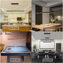 SenFay LED Pendelleuchte 120cm Dimmbar Schwarz Höhenverstellbar Bild 3
