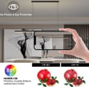 SenFay LED Pendelleuchte 120cm Dimmbar Schwarz Höhenverstellbar Bild 5
