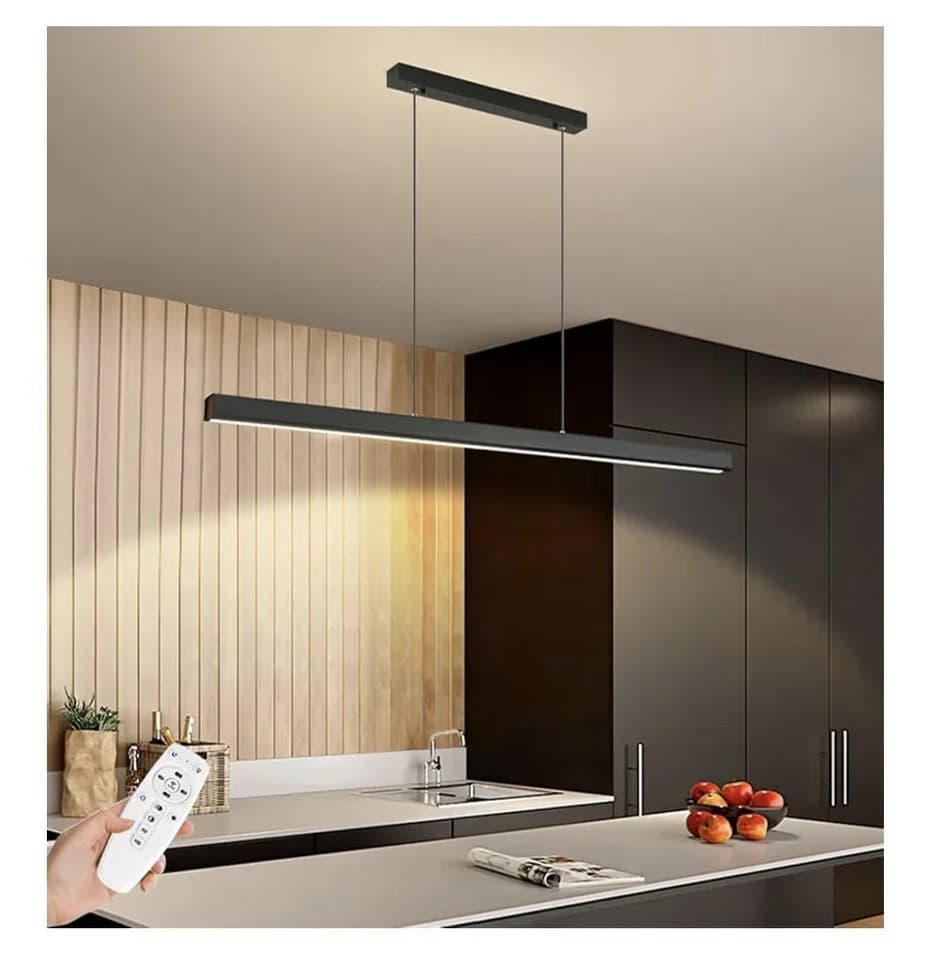 SenFay LED Pendelleuchte 120 cm linear dimmbar höhenverstellbar - Bild 2